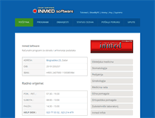 Tablet Screenshot of inmed.hr